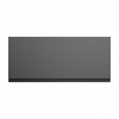 Clerkenwell Super Matt Charcoal 800 Half Height / Pan Drawer Door