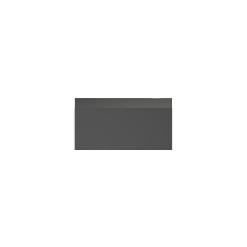 Clerkenwell Gloss Charcoal 300 Drawer Door Cut Out