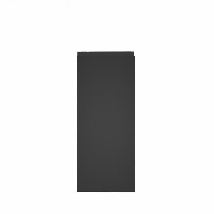 Clerkenwell Gloss Charcoal Curved Base Decor End