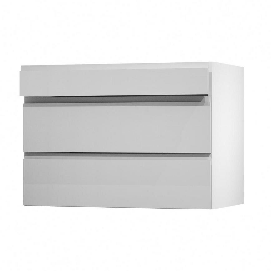 Clerkenwell Super Matt Dove Grey 1000 Drawer Door Open