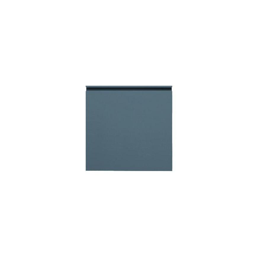 Clerkenwell Super Matt Marine Blue 750mm x 720mm Tall Larder Door Shown from the Front as a Single Door