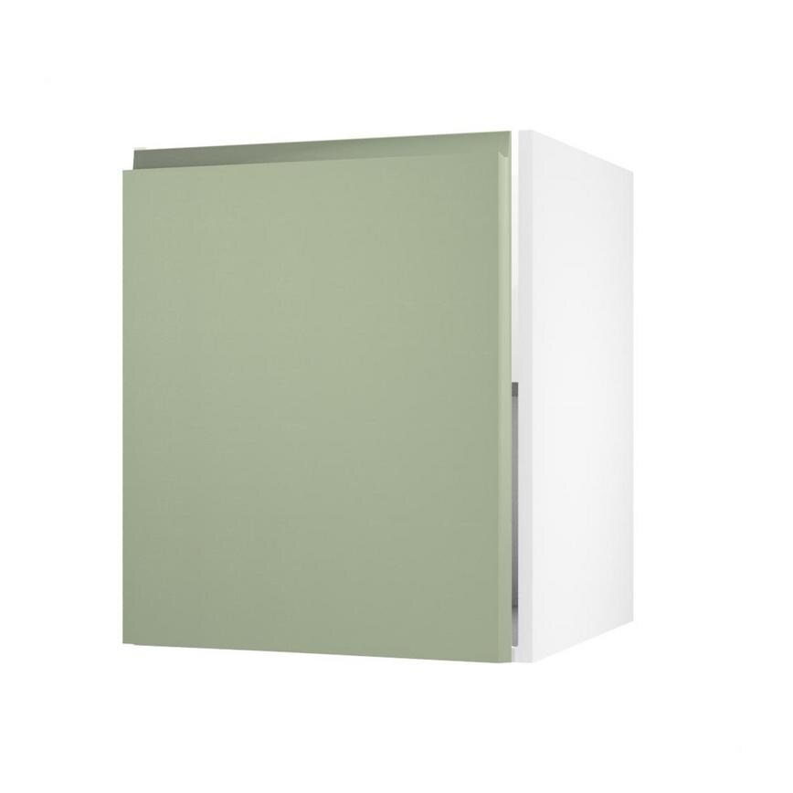 Clerkenwell Super Matt Reed Green 600 Full Height Door Open
