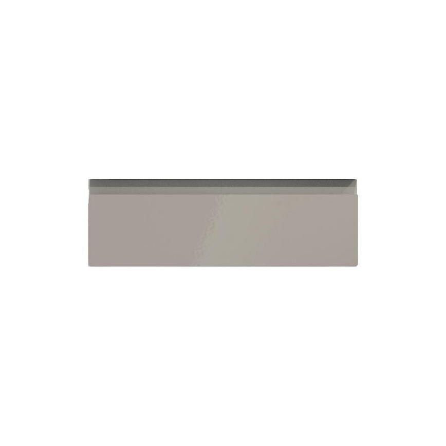 Clerkenwell Gloss Sand Grey 500mm x 160mm Drawer Front Shown Closed from the Front as Part of a Full Drawer Unit