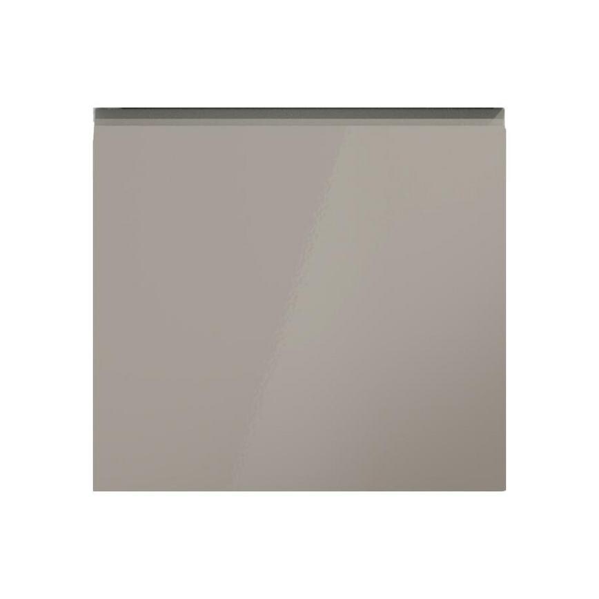 Clerkenwell Gloss Sand Grey 600mm x 557mm Door Front Shown Closed from the Front as Part of a Door and Drawer Unit