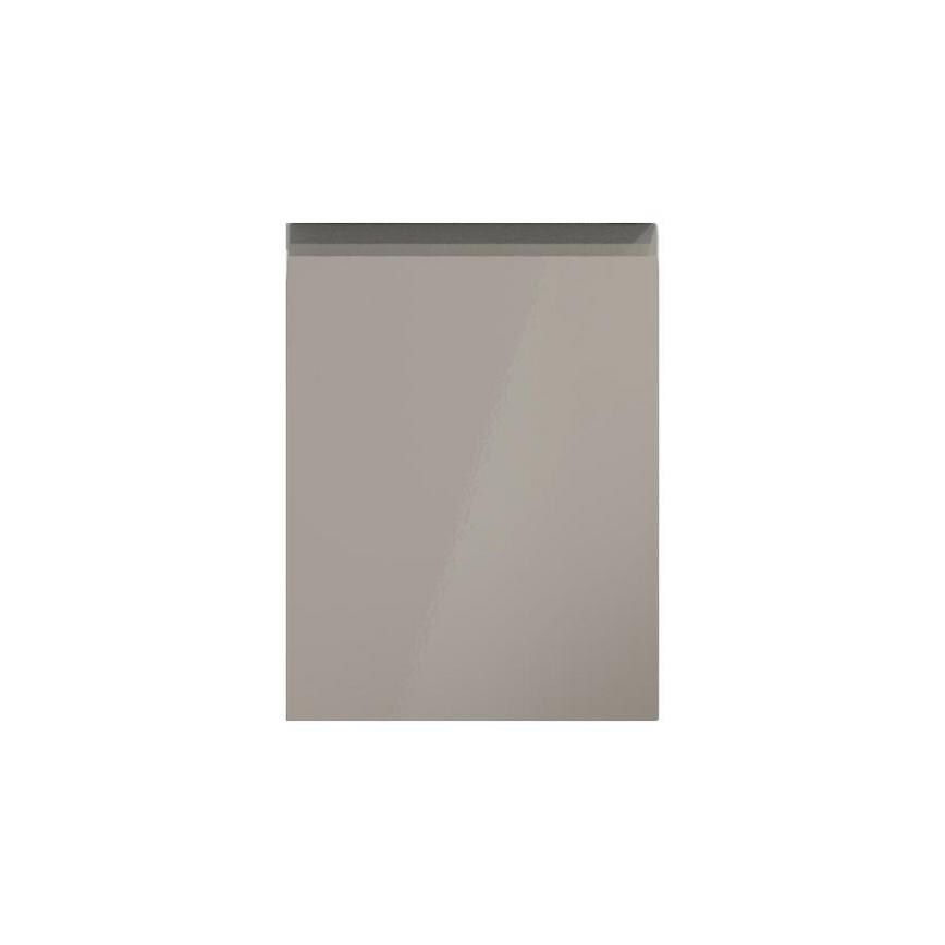 Clerkenwell Gloss Sand Grey 300mm x 394mm Pan Drawer Front Shown Closed as Part of a Full Drawer Unit