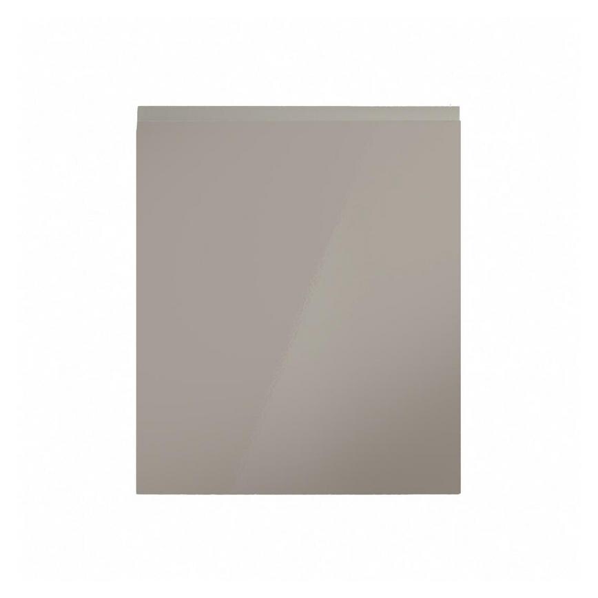 Clerkenwell Gloss Sand Grey 600mm x 720mm Full Height Door Shown Closed from the Front