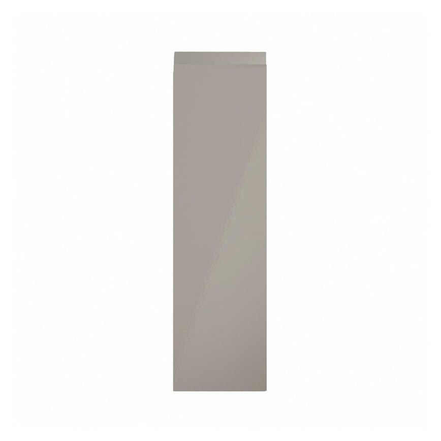 Clerkenwell Gloss Sand Grey 200mm x 720mm Full Height Door Shown Closed from the Front