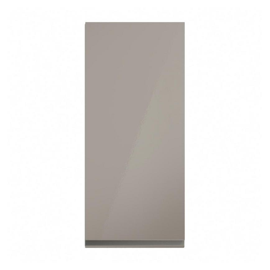 Clerkenwell Gloss Sand Grey 400mm x 900mm Tall Door Shown Closed from the Front