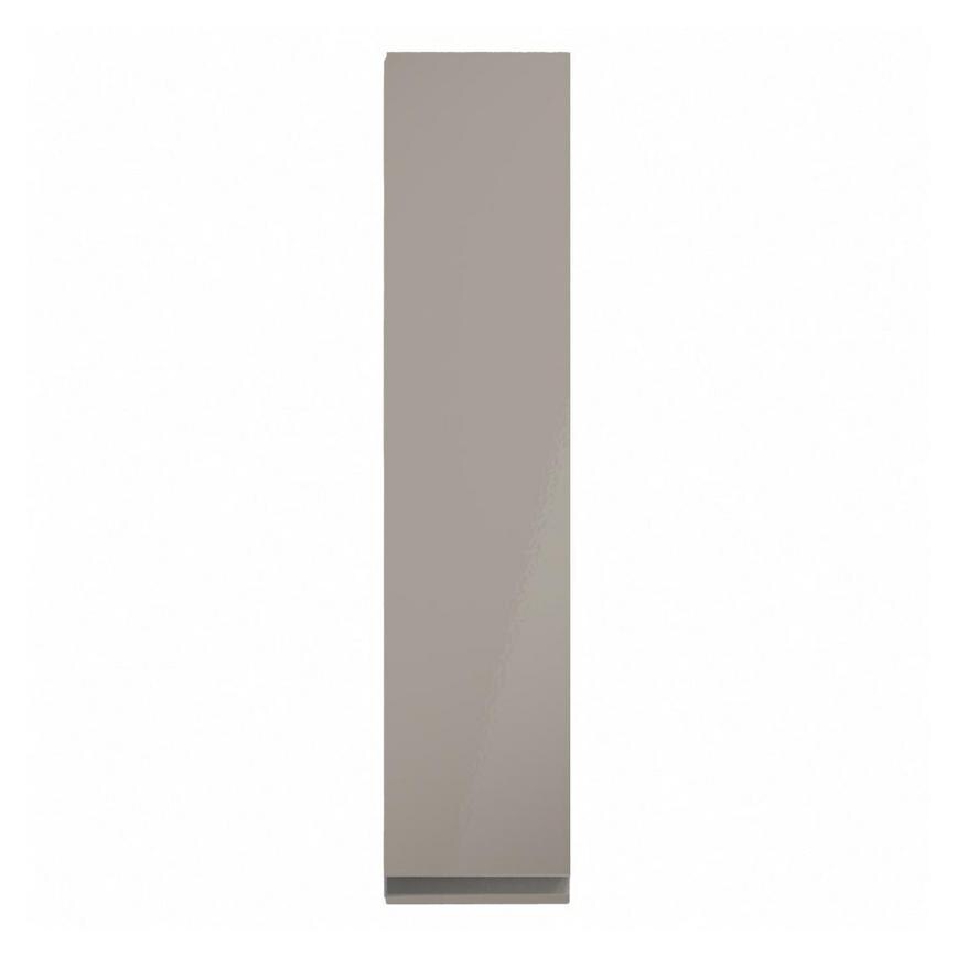 Clerkenwell Gloss Sand Grey 200mm x 900mm Tall Door Shown Closed from the Front
