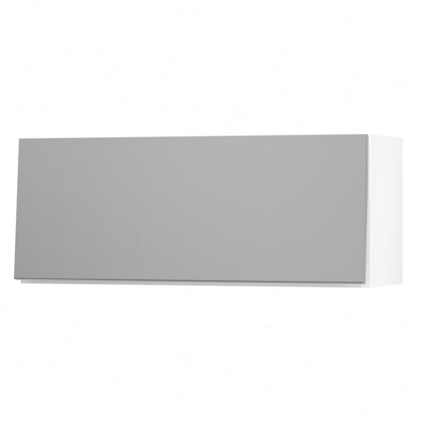 Greenwich Gloss Slate Grey 900 Half Height Door Open