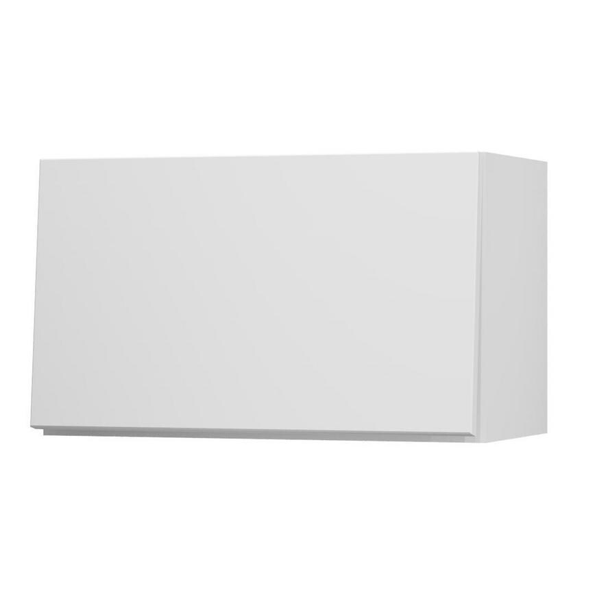 Greenwich Gloss White 600 Half Height Door Open