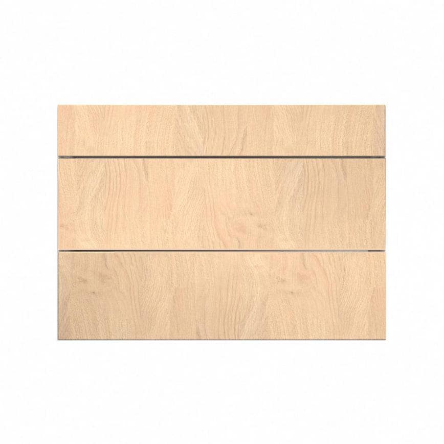 Greenwich Natural Oak 1000 Fridge Freezer Wall Door