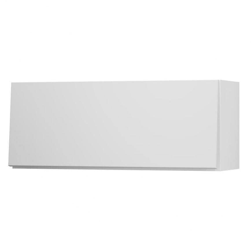 Greenwich Gloss Dove Grey 900 Half Height Door Open