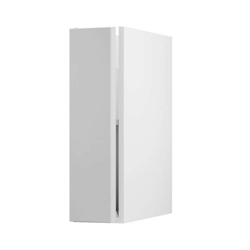 Greenwich Gloss Dove Grey 200 Pull Out Door Open