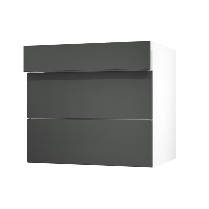 Greenwich Charcoal 800 Drawer Front Open