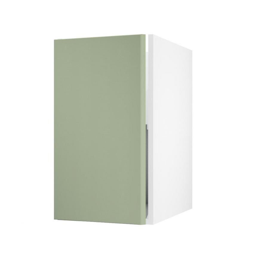 Greenwich Reed Green 400 Full Height Door Open