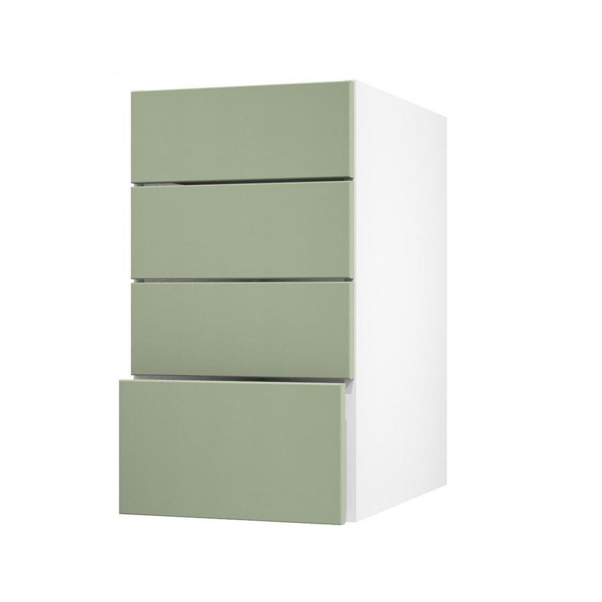 Greenwich Reed Green 400 Deep Drawer Door Open