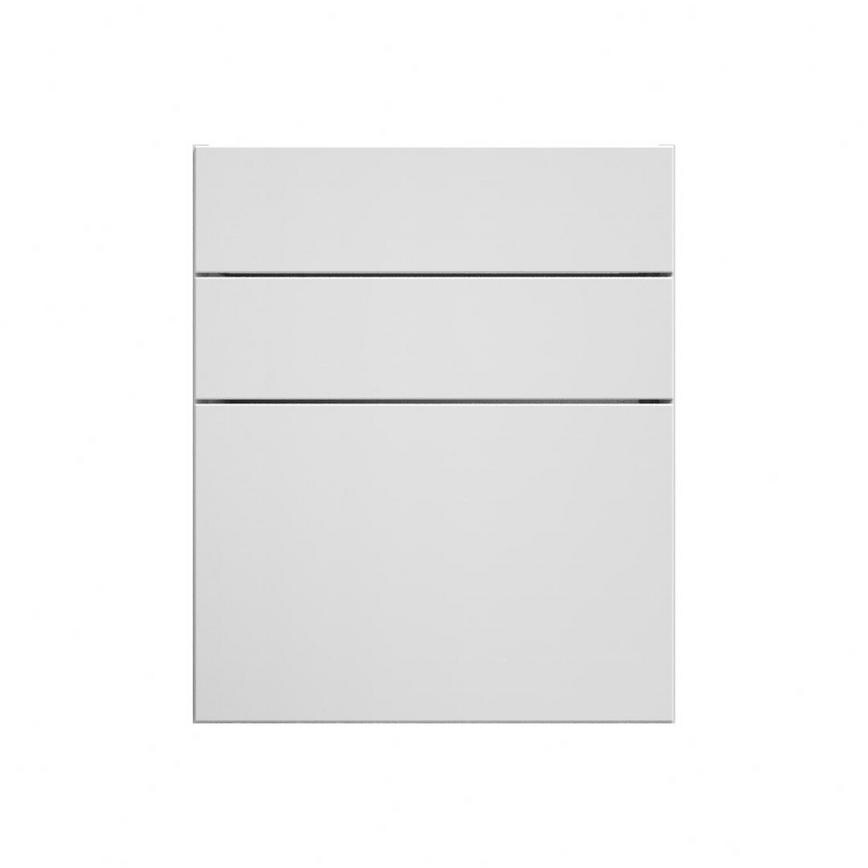 Hockley Mirror Gloss White 600 Pan Drawer Door 170mm