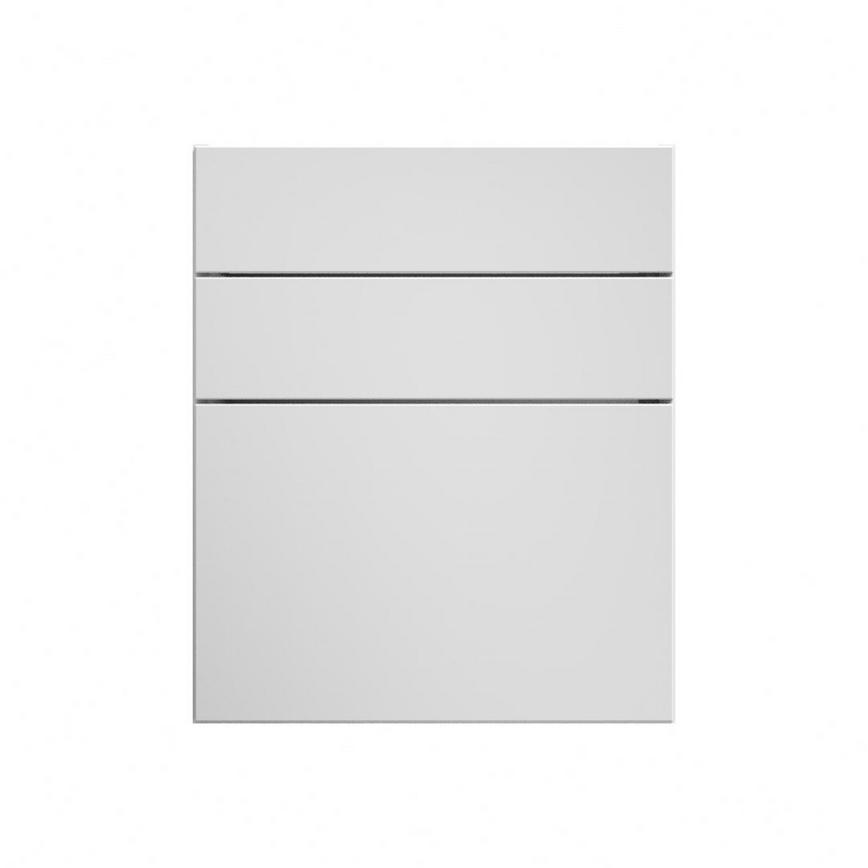 Hockley Mirror Gloss Dove Grey 600 Pan Drawer Door 170mm