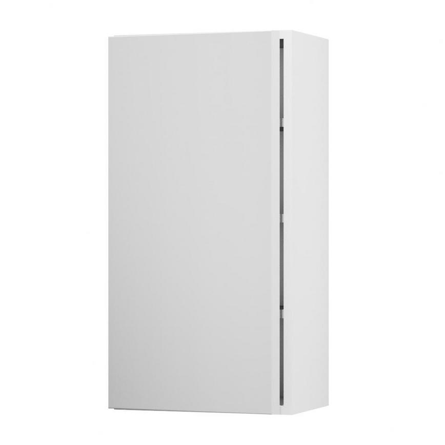 Hockley Mirror Gloss Dove Grey 400 Tall Door Open