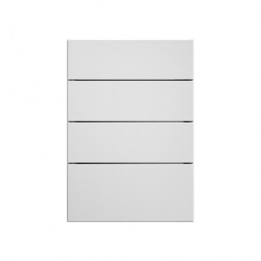 Hockley Mirror Gloss Dove Grey 500 Deep Drawer Door