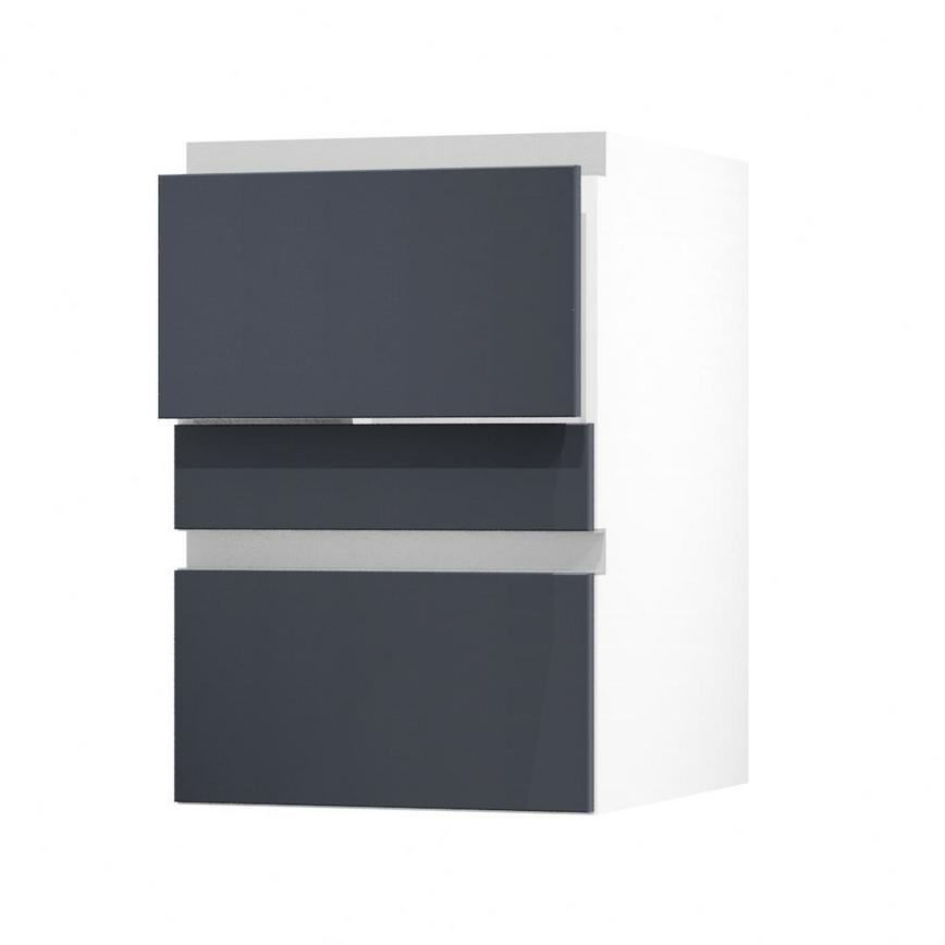 Hockley Super Matt Navy 500 Pan Drawer Door Open 170mm