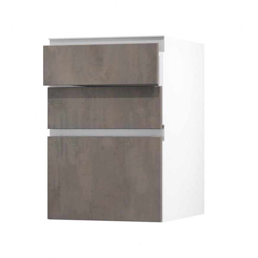 Hockley Bronze Dark Stone 500 Drawer Front (170mm) Open