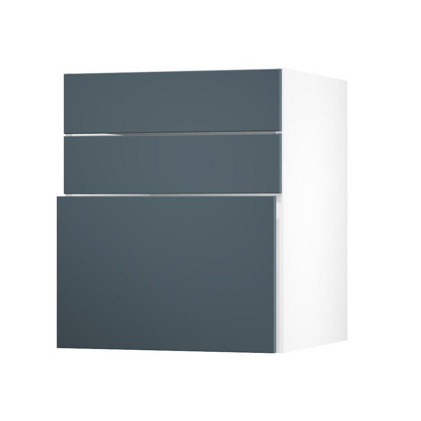 Hockley Marine Blue 600 Hob / Pan Drawer Door Open