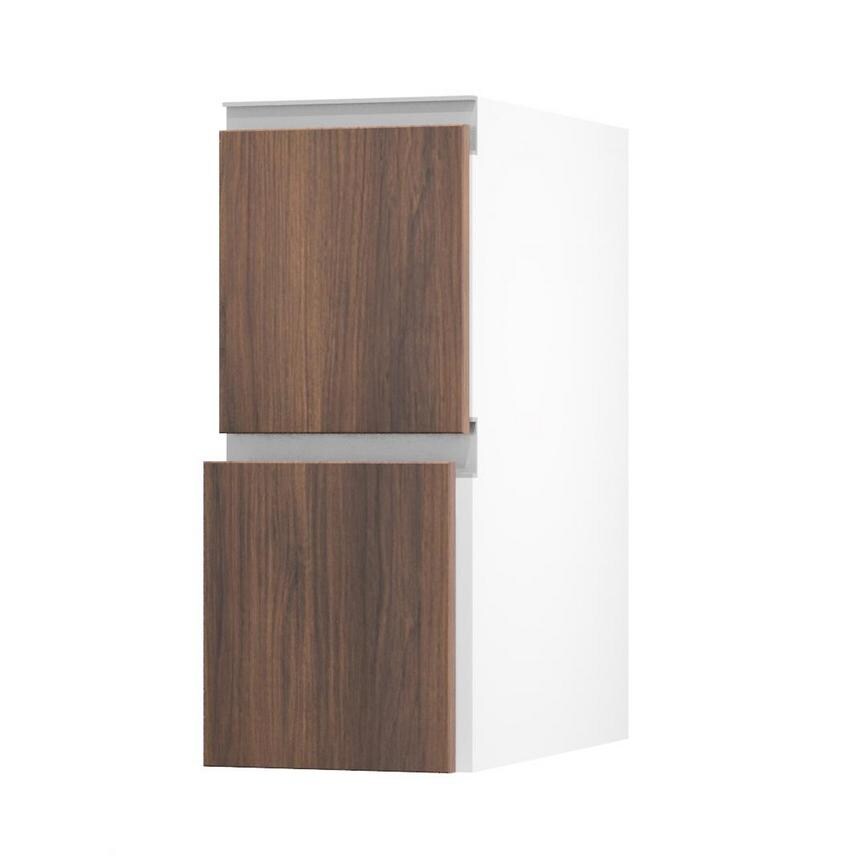 Hockley Textures Walnut 300 Pan Drawer (342mm) Open