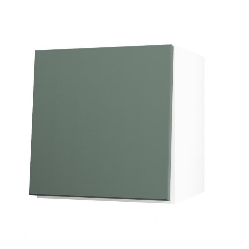 Hockley Super Matt Fir Green 350 Half Height Door Open
