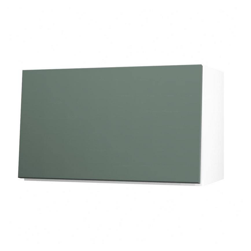 Hockley Super Matt Fir Green 600 Half Height Door Open