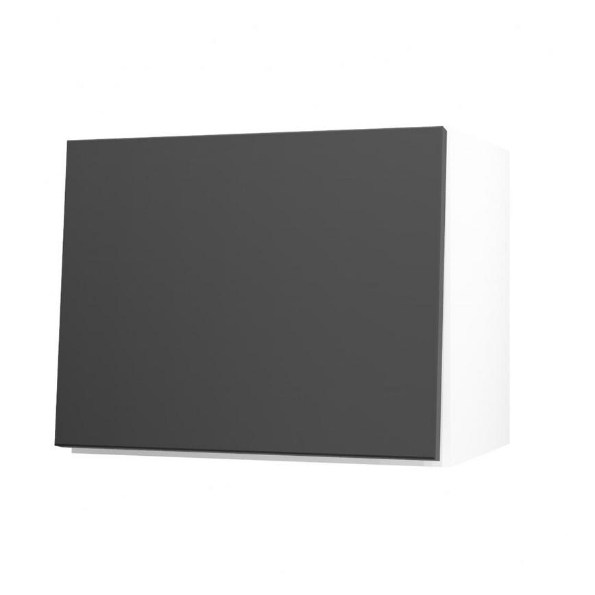 Hockley Super Matt Black 450 Half Height Door Open