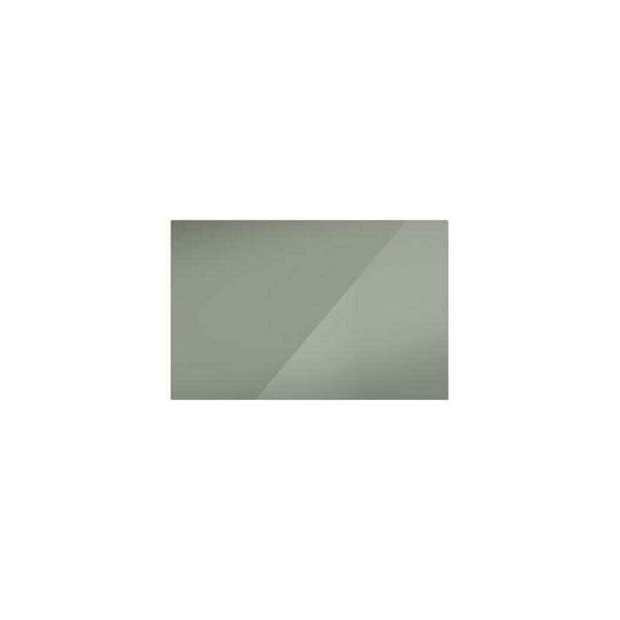 Hockley Mirror Gloss Reed Green 600mm x 437mm Appliance Door Shown Closed from the Front as part of a Appliance Tower Unit