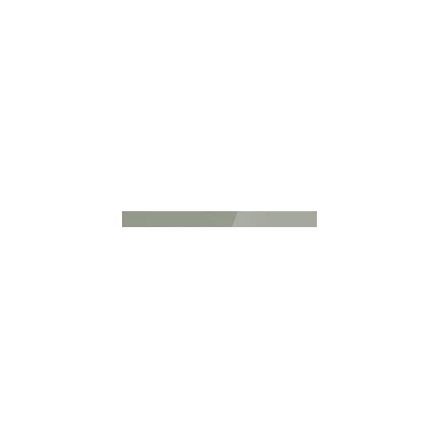Hockley Mirror Gloss Reed Green 67mm x 600mm Filler Panel Shown from the Front as Part of an Appliance Tower Unit