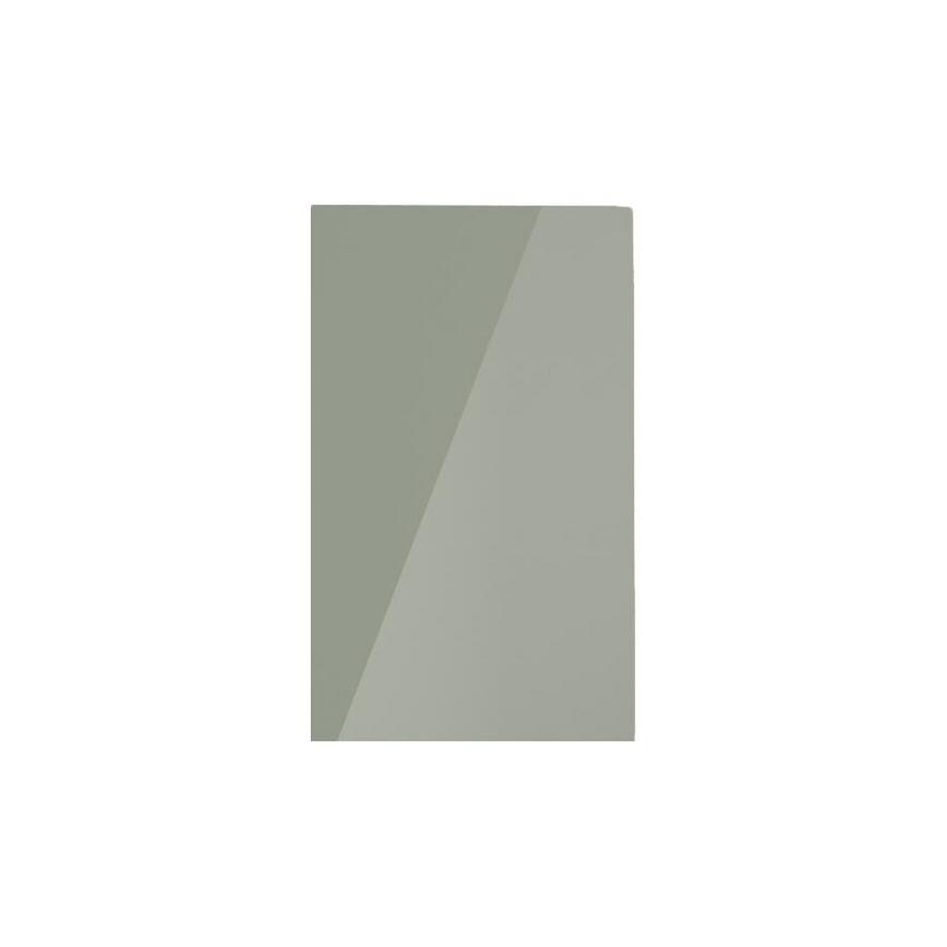 Hockley Mirror Gloss Reed Green 600mm x 991mm Appliance Door Shown Closed from the Front as Part of an Appliance Unit