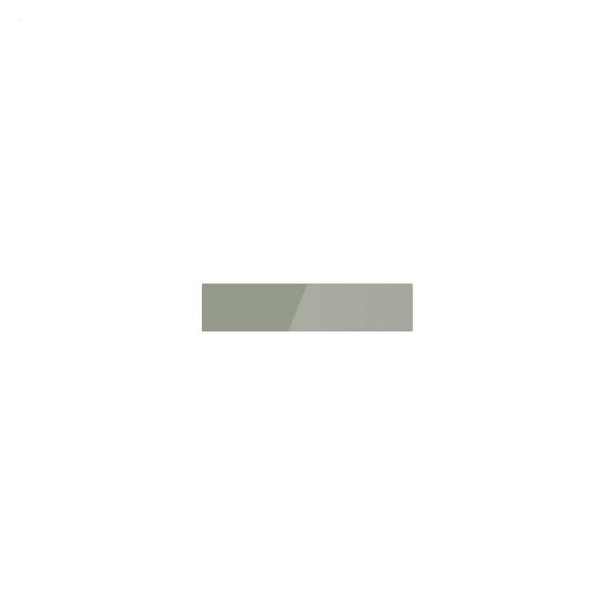 Hockley Mirror Gloss Reed Green 141mm x 600mm Filler Panel Shown from the Front as Part of an Appliance Tower Unit