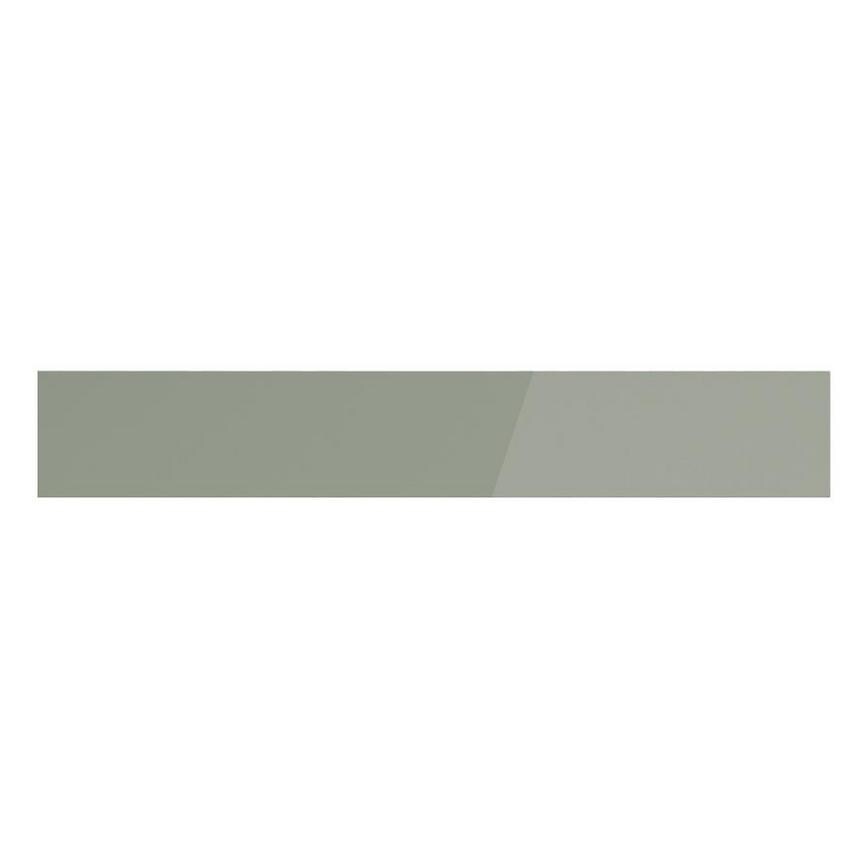 Hockley Mirror Gloss Reed Green 1000mm x 160mm Drawer Shown Closed from the Front as Part of a Drawer Unit