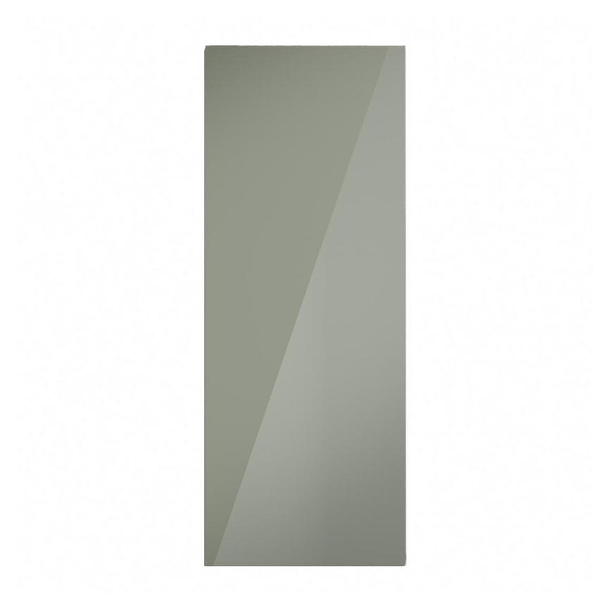 Hockley Mirror Gloss Reed Green 350mm x 900mm Tall Door Shown Closed from the Front