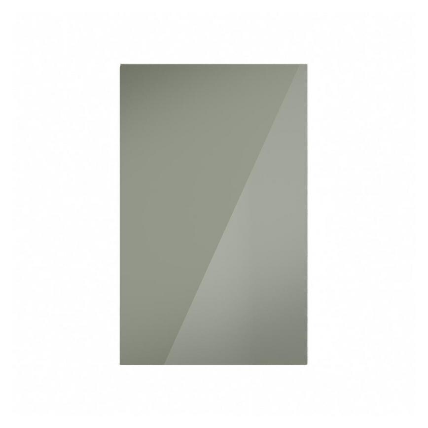 Hockley Mirror Gloss Reed Green 450mm x 720mm Full Height Door Shown Closed from the Front