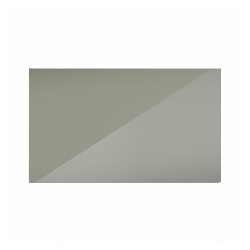 Hockley Mirror Gloss Reed Green 600mm x 360mm Half Height Door Shown Closed from the Front as Part of a Drawer Unit
