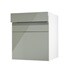 Hockley Mirror Gloss Reed Green 600mm x 394mm Pan Drawer Shown with the Drawer Open at an Angle as Part of a Drawer Unit
