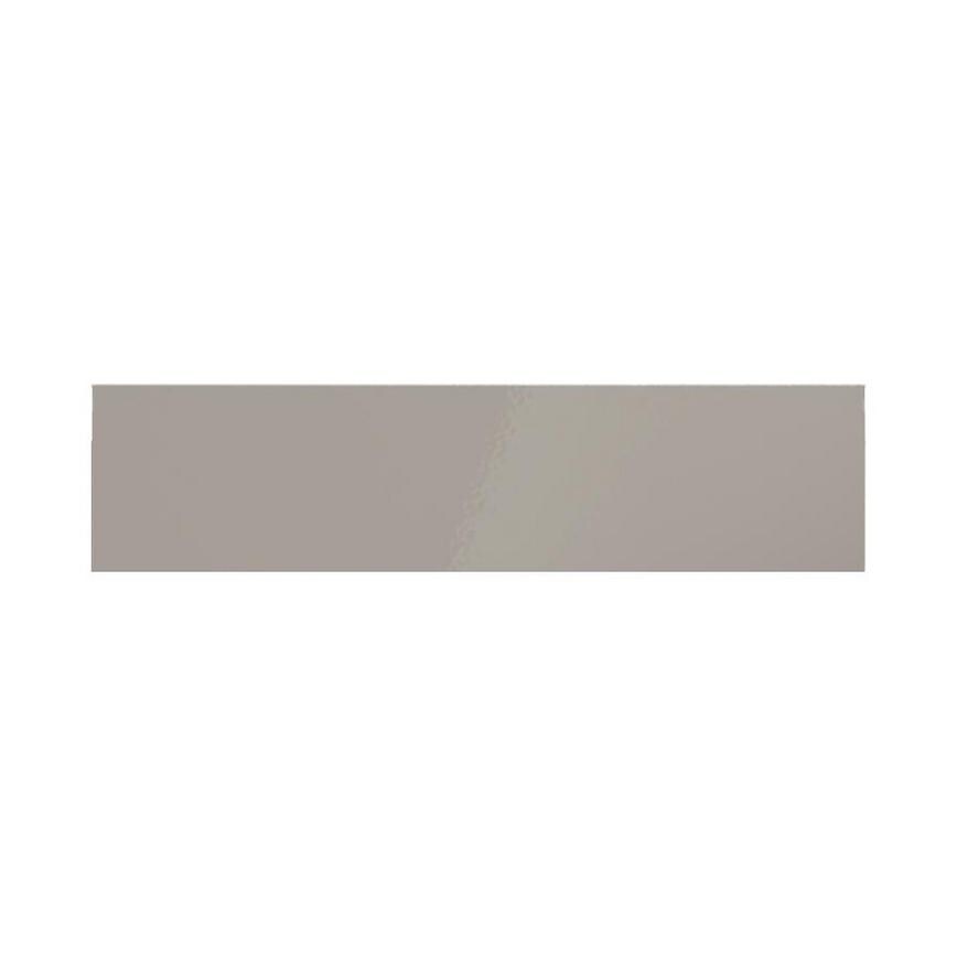 Hockley Mirror Gloss Sand Grey 800mm x 170mm Drawer Front Shown Closed as Part of a Full Drawer Unit