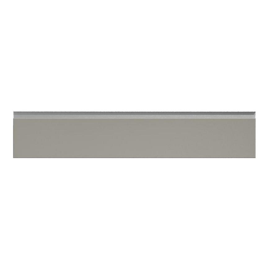 Hockley Mirror Gloss Sand Grey 1000mm x 170mm Drawer Front Shown Closed as Part of a Full Drawer Unit