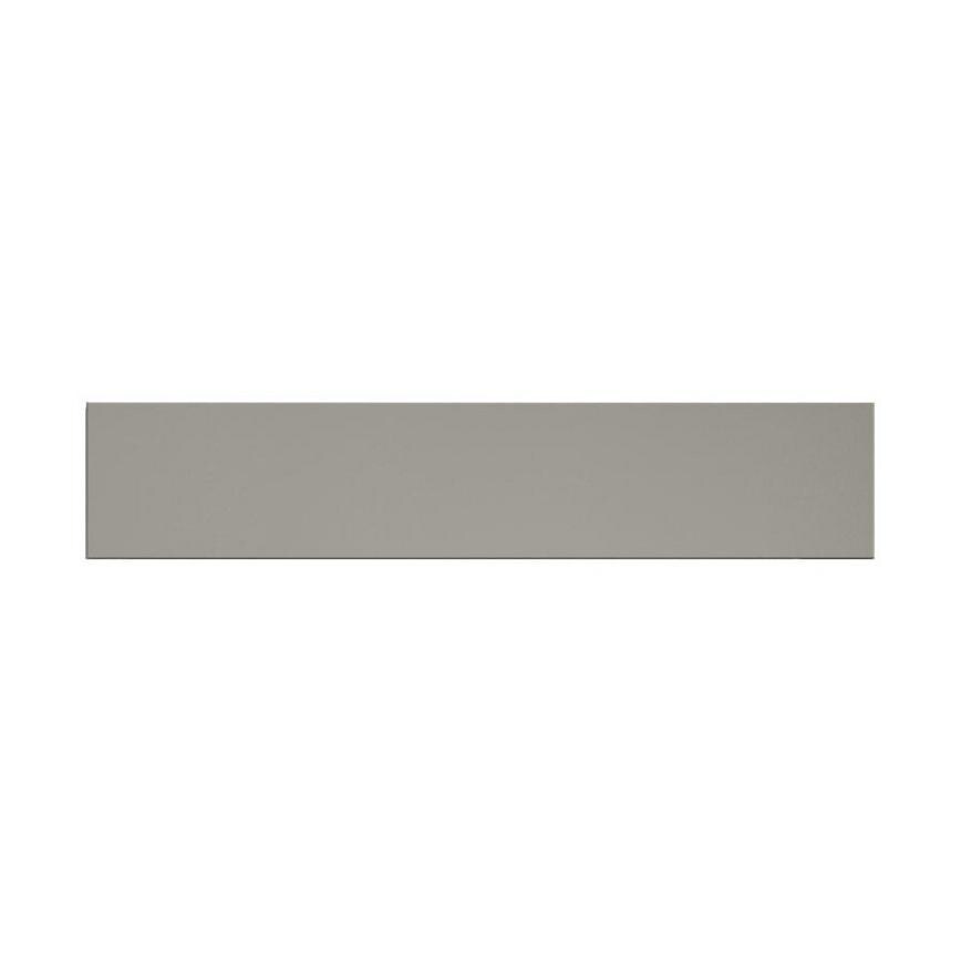 Hockley Mirror Gloss Sand Grey 800mm x 160mm Drawer Front Shown Closed as Part of a Full Drawer Unit