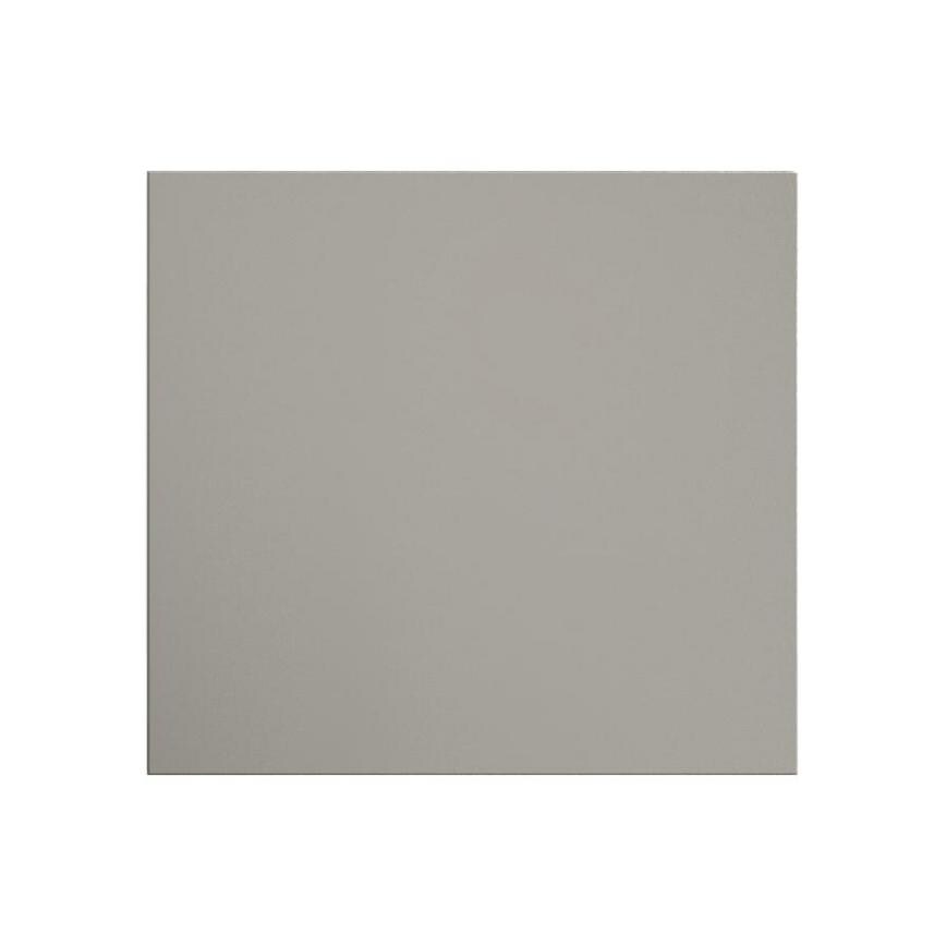 Hockley Mirror Gloss Sand Grey 600mm x 557mm Door Front Shown Closed from the Front as Part of a Door and Drawer Unit