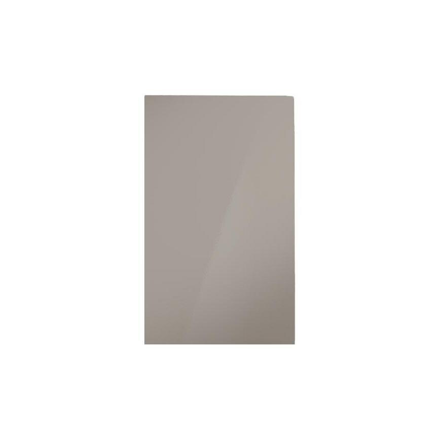 Hockley Mirror Gloss Sand Grey 600mm x 991mm Appliance Door Shown Closed from the Front as Part of an Appliance Unit