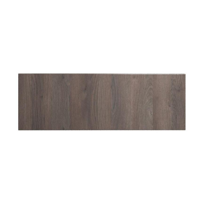 Hockley Textured Dark Oak 800mm x 275mm Pan Drawer Front Shown Closed from the Front as Part of a Full Drawer Unit