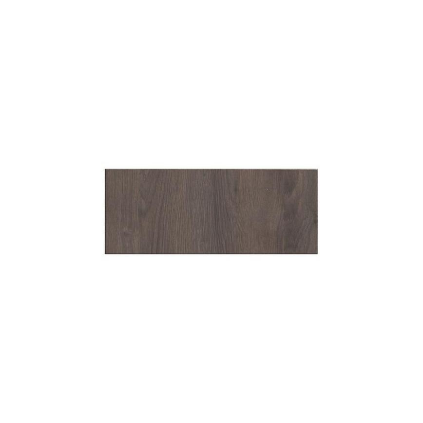 Hockley Textured Dark Oak 400mm x 160mm Drawer Front Shown Closed from the Front as Part of a Full Drawer Unit
