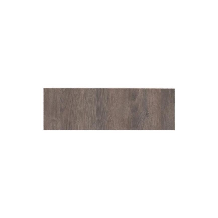 Hockley Textured Dark Oak 500mm x 160mm Drawer Front Shown Closed from the Front as Part of a Full Drawer Unit