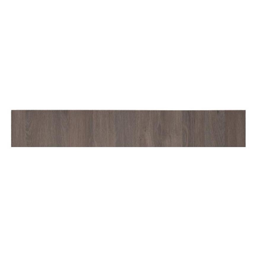 Hockley Textured Dark Oak 1000mm x 275mm Appliance Drawer Shown Closed from the Front as Part of a Full Drawer Unit
